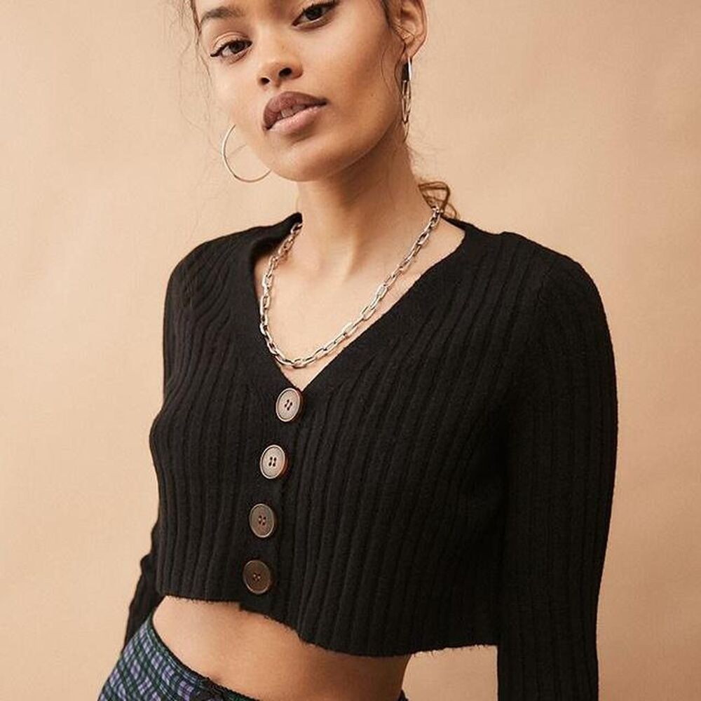Urban-outfitters Women's Black Cardigan